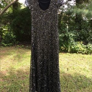 Adrianna Papell Scoop back Gown